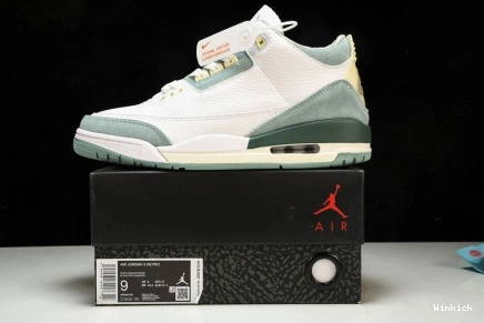 “ DT8532-130 Air GREEN WHITE 3 Jordan 1123